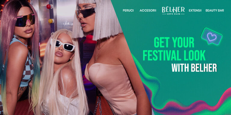 Get Your Festival Look with Belher! ✨ Alege-ți peruca potrivită pentru festival alături de noi.💛